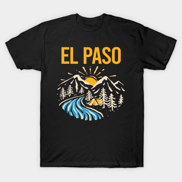 Nature Landscape El Paso T-Shirt by rosenbaumquinton52